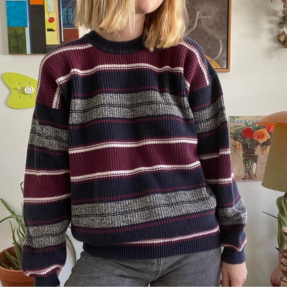 Vintage striped sweater - Picture 2 of 4